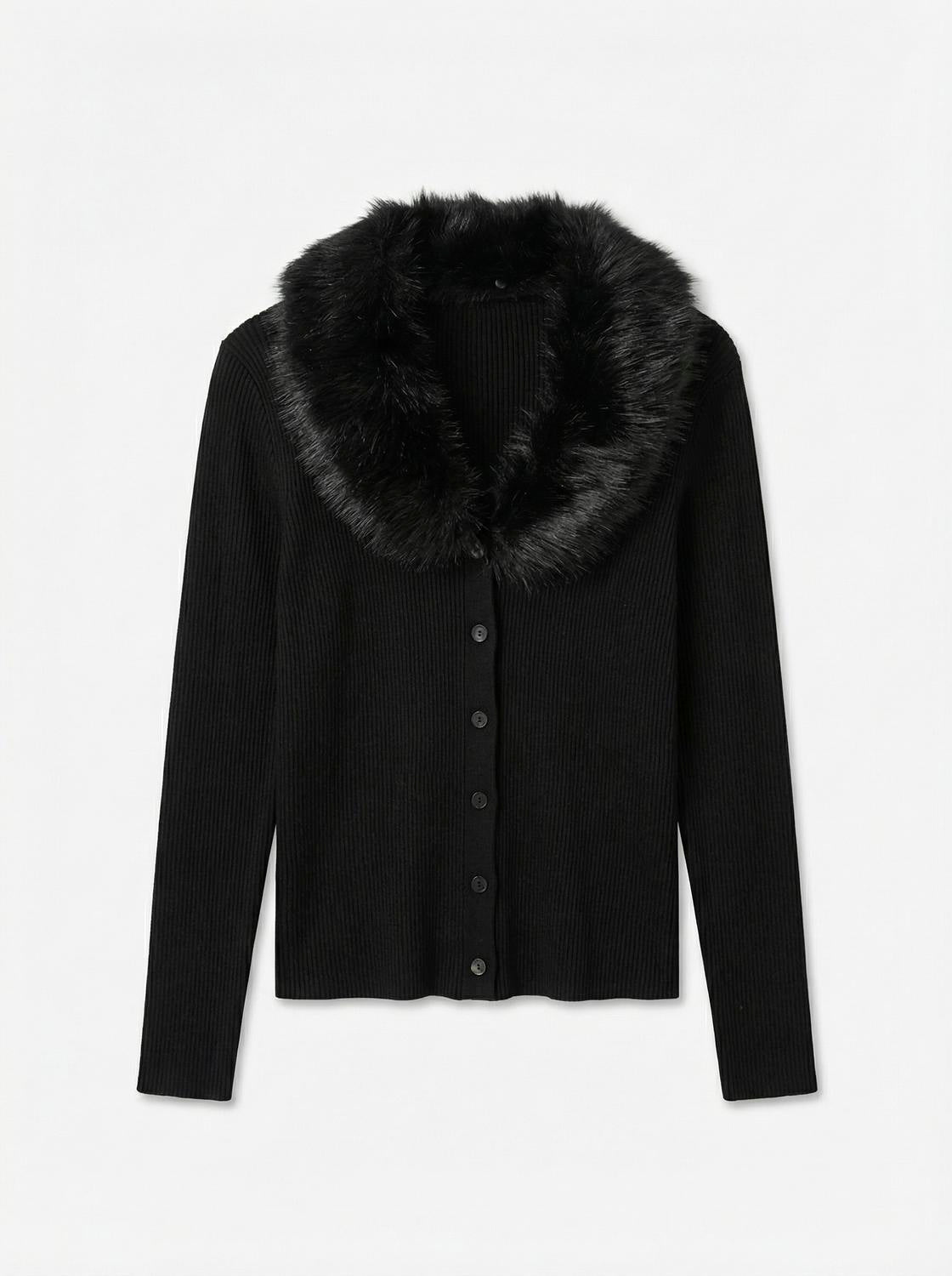VMPHOENIX Knitted Cardigan - Black - VERO MODA & VILA Bergvik
